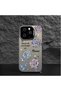 For Realme 12 Lite Compatible Silicone Edge Hard Back Case Floral Patterned Lover Couple Phone Case - 5