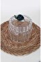 3 Glass Jars, Spice Jar / Jam Jar / Nut Jar with Striped Body and Figured Lid - 5