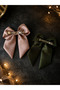 Set of 2 Large Bowknot Automatic Hair Clips for Women and Children, Patterned Solid Color Hair Clips - 2