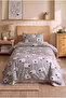 Lamb Patterned Single Duvet Cover Set |   Cotton |   160X220 cm Duvet Cover, 1 Piece 50X70 cm Pillowcase and Fitted Sheet |   Cute and Durable - 4