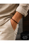 Men's Brown Braided Leather Bracelet – Stylish Men's Accessory with Special Gift Box