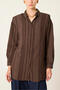 Striped Patterned Viscose Shirt - 4