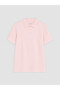 Devrik Roba Collar Girl's Pique T-Shirt from Uzg Store for Style Enthusiasts