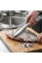 Stainless Metal Fish Scale Remover Fish Cleaner Serrated Toothed Fish Cleaning Tool - 2