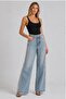 Tassel Detailed Wide Leg Jean Trousers - 2