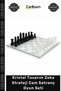 # Chess Luxury Modern Stylish Decorative Crystal Design Gift Intelligence Strategy Glass Chess Game Set