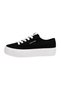 Women's Vulc Black Flatform Canvas Shivary 16t Sneaker Sports Shoes - 2