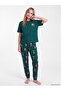 Zero Roba Collar Teddy Bear Printed Women's Pajama Set for Style Enthusiasts from Uzg Store - 2