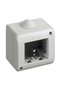 Matix Bticino 25402 surface-mounted frame, 2 modules, IP40, gray, for socket / switch - 5