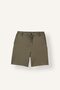 Ultra Soft Relax Fit Jean Bermuda Shorts with Elastic Waist and Laces I1783Ax26Sm
