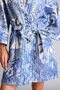 Regular Fit Patterned Belted Kimono D0453Ax26Sp - 4