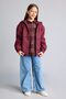 Water Repellent Oversize Zippered Hooded Raincoat Girls H1659A826Au - 2