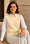 Patterned Knitwear Sweater N3350 Lemon Yellow - 2