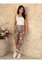 Women's Original Italian Lighrali Bengaline Fabric Patterned Trousers 42-46