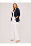 Bronch Detailed Lined Crepe Jacket - 4