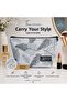 Patterned Liquid-Proof Cotton Makeup Bag 14X24Cm - 2