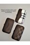 7-Piece Stylish Leather Boxed Manicure Set – Portable Practical Nail Care Set in a Bag Brown - 5