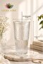 Borosilicate Presentation Cup, Cup with Lid and Straw, Coffee Cup, Heat Resistant (600 ml) Macchiato - 2