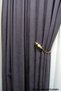 Ghost System Special Design Pearl Metalized Curtain Tieback Mounted on Cornice - 3