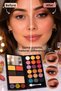 26-Color Mirrored Makeup Palette with Matte and Glitter Eyeshadow Highlighter, Double-Sided Applicator Included - 5