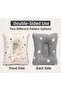 Breastfeeding and Baby Support Pillow 30X25 cm Double-Sided Use - 3
