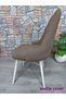 Halka Chair with Arms Model Kitchen and Living Room Chair Cover - 4