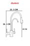 Damla Series - 3-Way Kitchen Sink Faucet with Water Purification (Water-Saving Sink Faucet) White Color - 2