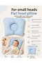 Baby Flat Head Pillow Newborn Head Support Cushion 33X23 cm