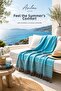 Double Woven Throw Blanket 200X250 cm Cotton Lightweight Premium Sofa Throw Tv Blanket Summer Bedspread - 2
