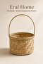Multi-Purpose Organizer Basket Handmade Organic Wicker Trend Design 25 X 15 cm - 5