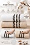 2-Piece Bath Towel Set Leopard 70X140 cm - 5