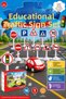 17 Piece Mini Traffic Signs Road Set - Educational Set with Toy Cars (Ages 3+)