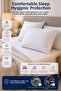 2-Pack Liquid-Proof Pillow Mattress Protectors with Cotton Cover 50X70+20 cm - 6