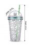 Cool Teddy Series: Frosted Gel Flask with Movable Beads and Straws - 5