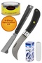 4-Piece Grafting Set Grafting Knife Pruning Paste and Silicone Grafting Tape Garden Set Mft - 2