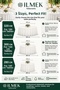 Stress-Free Round Tablecloth 280-300-320 cm Wide Seamless Wedding Event Organization Hotel Restaurant - 4