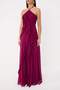 فستان سهرة طويل مزين بكشكشة من التول ومبطن من Prom Plum وفستان التخرج TPRSS26AE00134 - 5