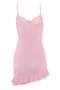Pembe Büzgülü İp Askılı Külotlu Babydoll/Fantezi Gecelik THMAW26LL00014 - 4