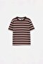 Çok Renkli*001 5'li Erkek Çocuk Çizgili Örme T-Shirt TKDSS25TS00043 - 9