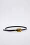 Black 2-Pack Croco/Plain Faux Leather Women's Belt Takss26Ke00035 - 5