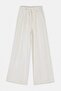 White Wide-Legged Pants with Elastic Waist Tdrss26Pl00047