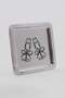 Goblet Patterned Metal Presentation, Promise, Engagement and Decorative Tray 23cm X23Cm Tphss26Tps00006 - 4
