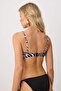 Zebra Desenli Straplez Kaplı Bikini Üstü TBESS25BU00044 - 5
