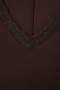 Kahverengi Dantel Detaylı V Yaka Elbise TDRSS26EL00126 - 6