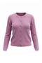 Wardrobe Essentials Pembe Bisiklet Yaka Yumuşak Basic Triko Hırka TWOAW27HI00101 - 6