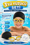 Children's 3-Piece Swimming Set – Lycra Fabric Cap, Swimming Goggles, and Earplugs |   Pool Sea - 2