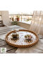 Arus Handmade Rattan Tray 30 cm – Natural Wicker Presentation Tray, Bohemian Decorative Serving Tray - 8