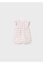 Newborn Girl Striped 2-Piece Short Jumpsuit - 4