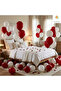 Red White Balloon Set 24 Pieces Party Birthday Valentine's Day Decor - 2