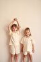 Koza Embroidered Polo Neck Shorts Set - 3